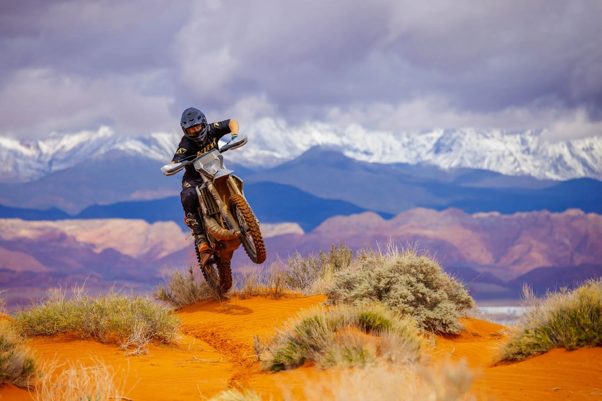 Professional enduro riding at St. George